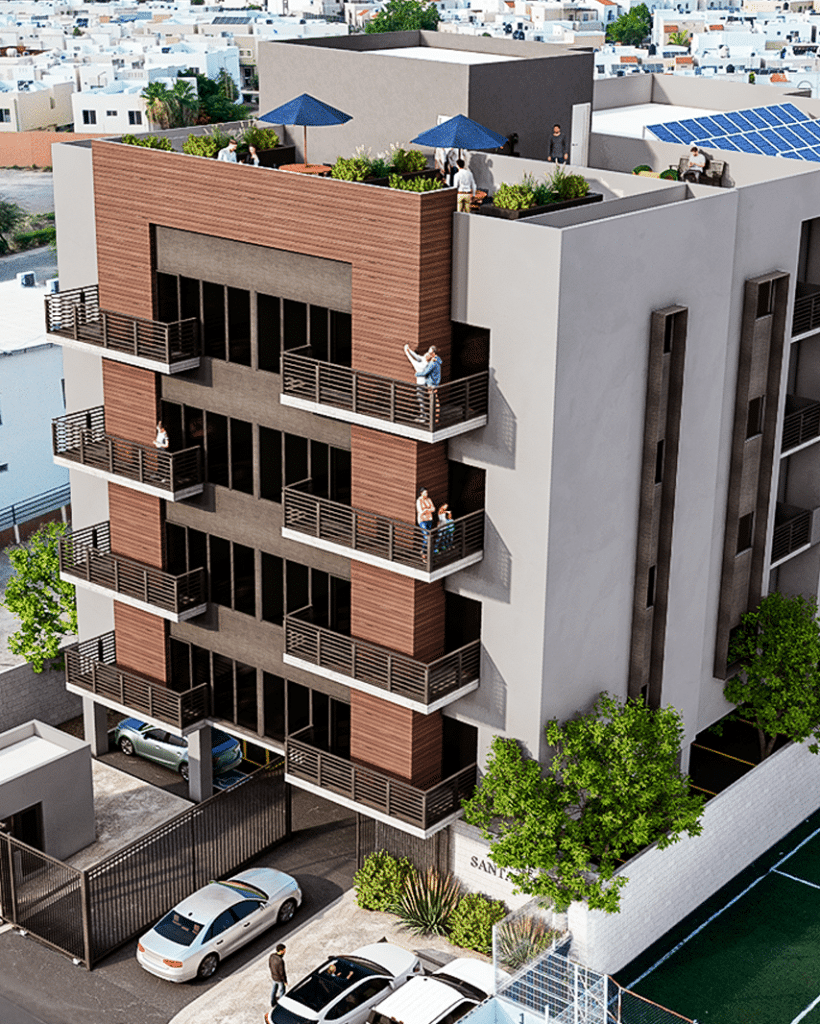 Torre Santa Mónica Rectangular ajuste